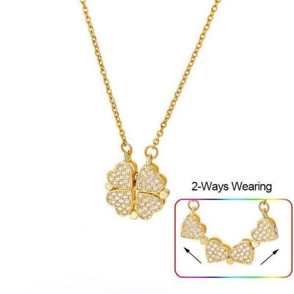 قلاده مغناطيسيه بشكلين طلاء ثابت