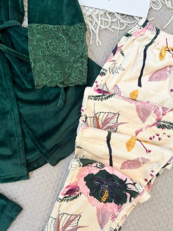 تراك ٣ قطع مشجر اخضر